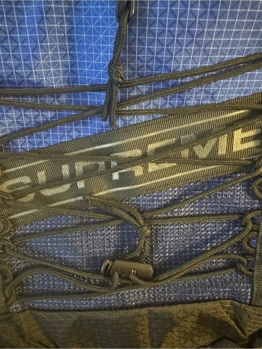 New! Supreme FW23 Backpack in the Blue colorway,